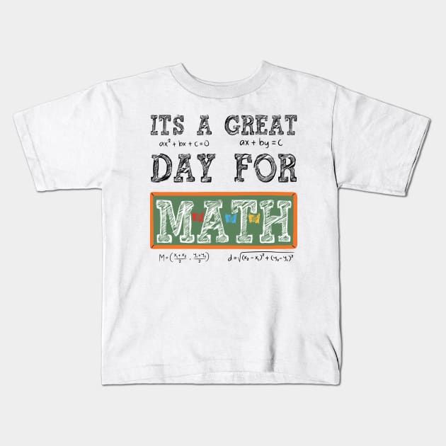 Math Teacher Kids T-Shirt by Xtian Dela ✅